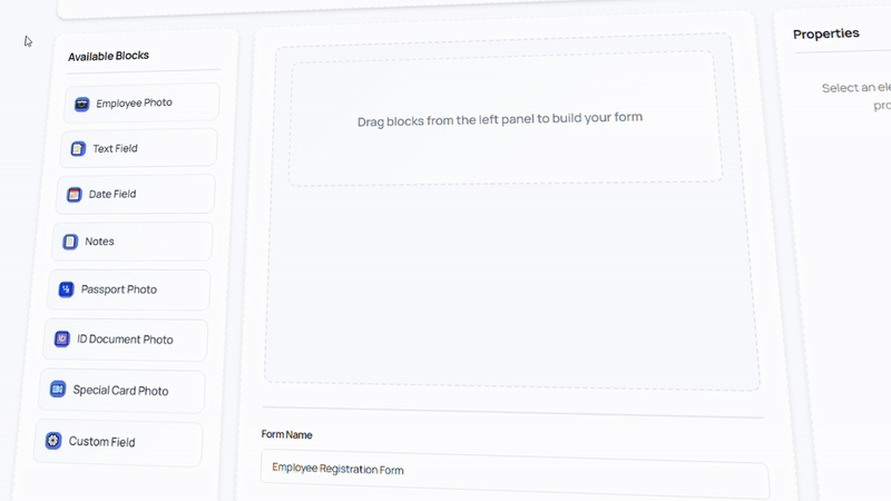 Easy block-based HR construction demo